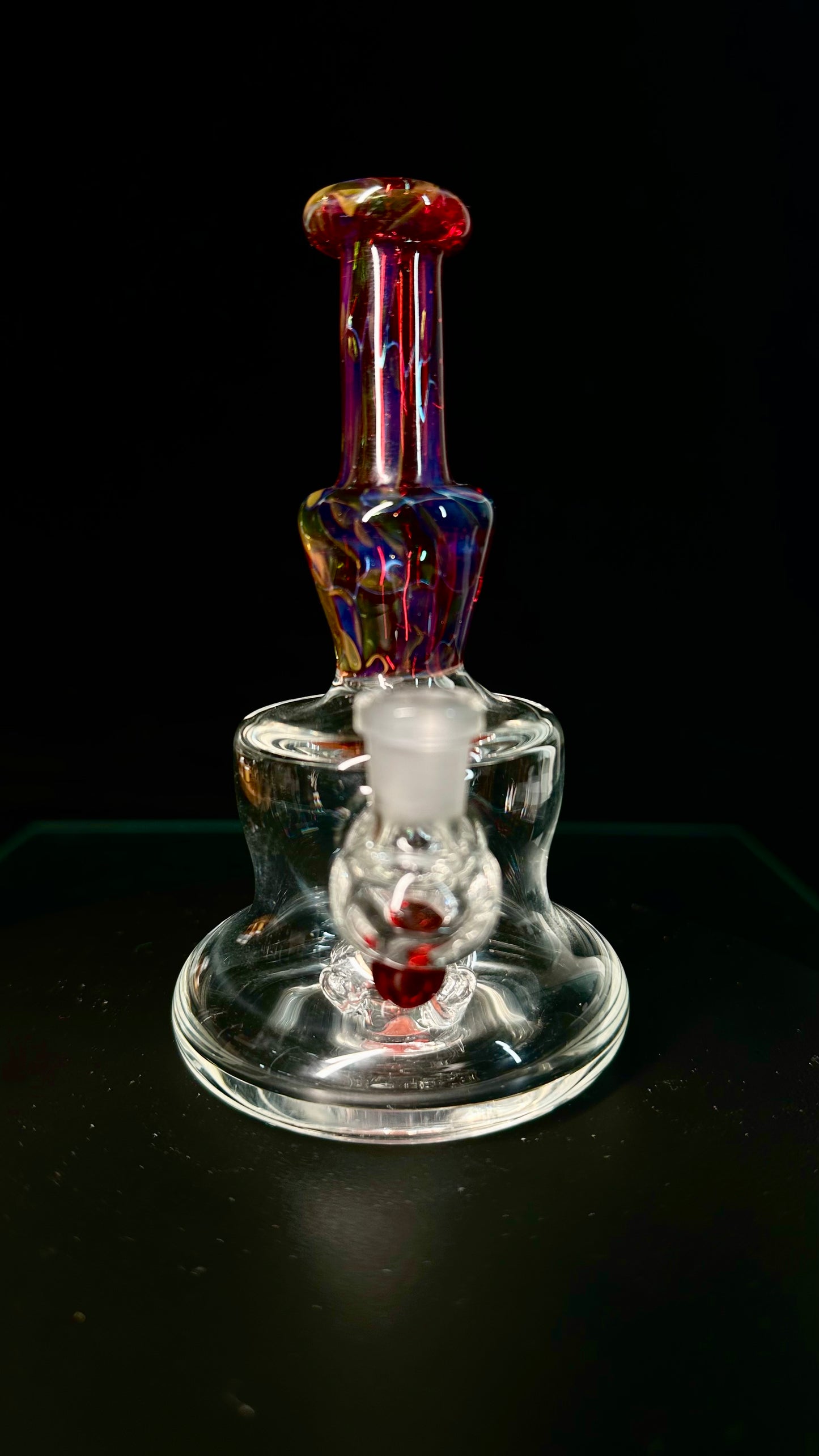 Fully Accented Red Fumed - Mini 10mm Piece