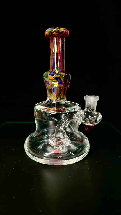 Fully Accented Red Fumed - Mini 10mm Piece