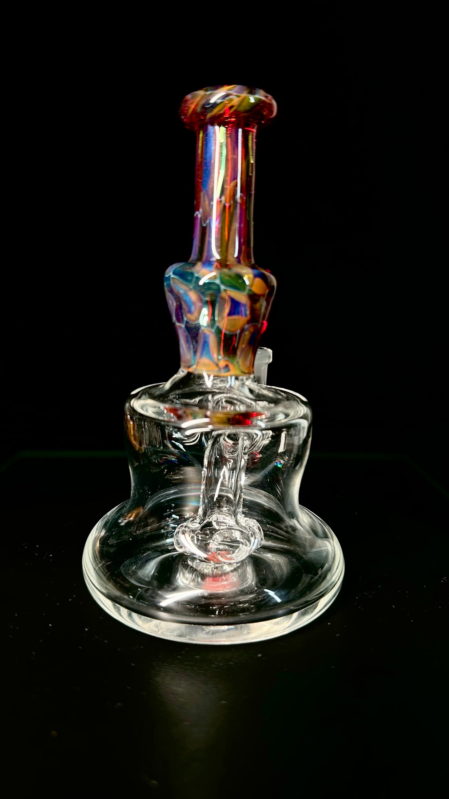 Fully Accented Red Fumed - Mini 10mm Piece