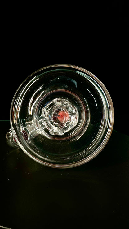 Fully Accented Red Fumed - Mini 10mm Piece