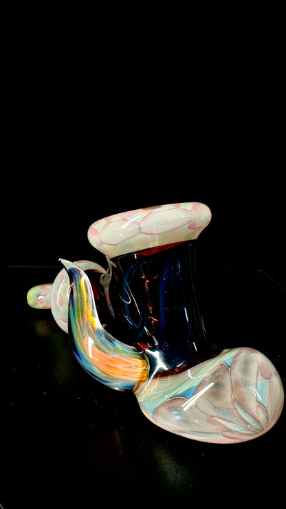 Fully Worked Red Fumed - Handheld Piece