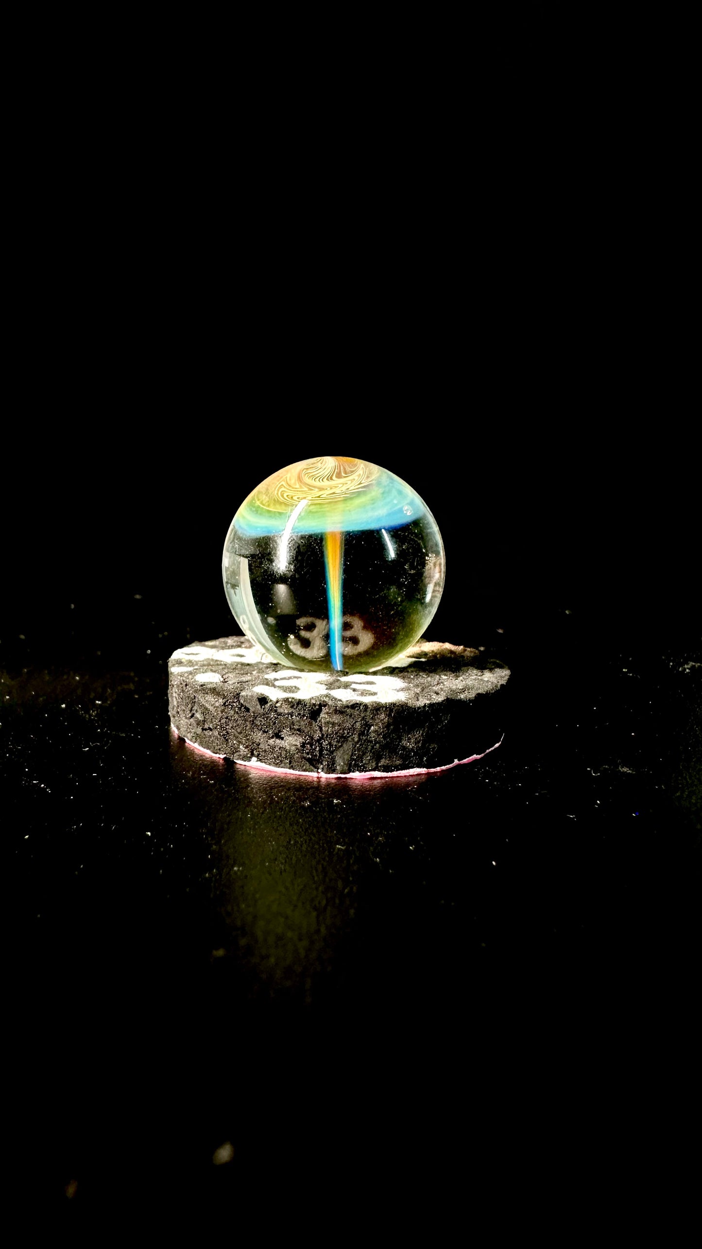 Encased Fumed Umbrella MIB (Marble In Boro)