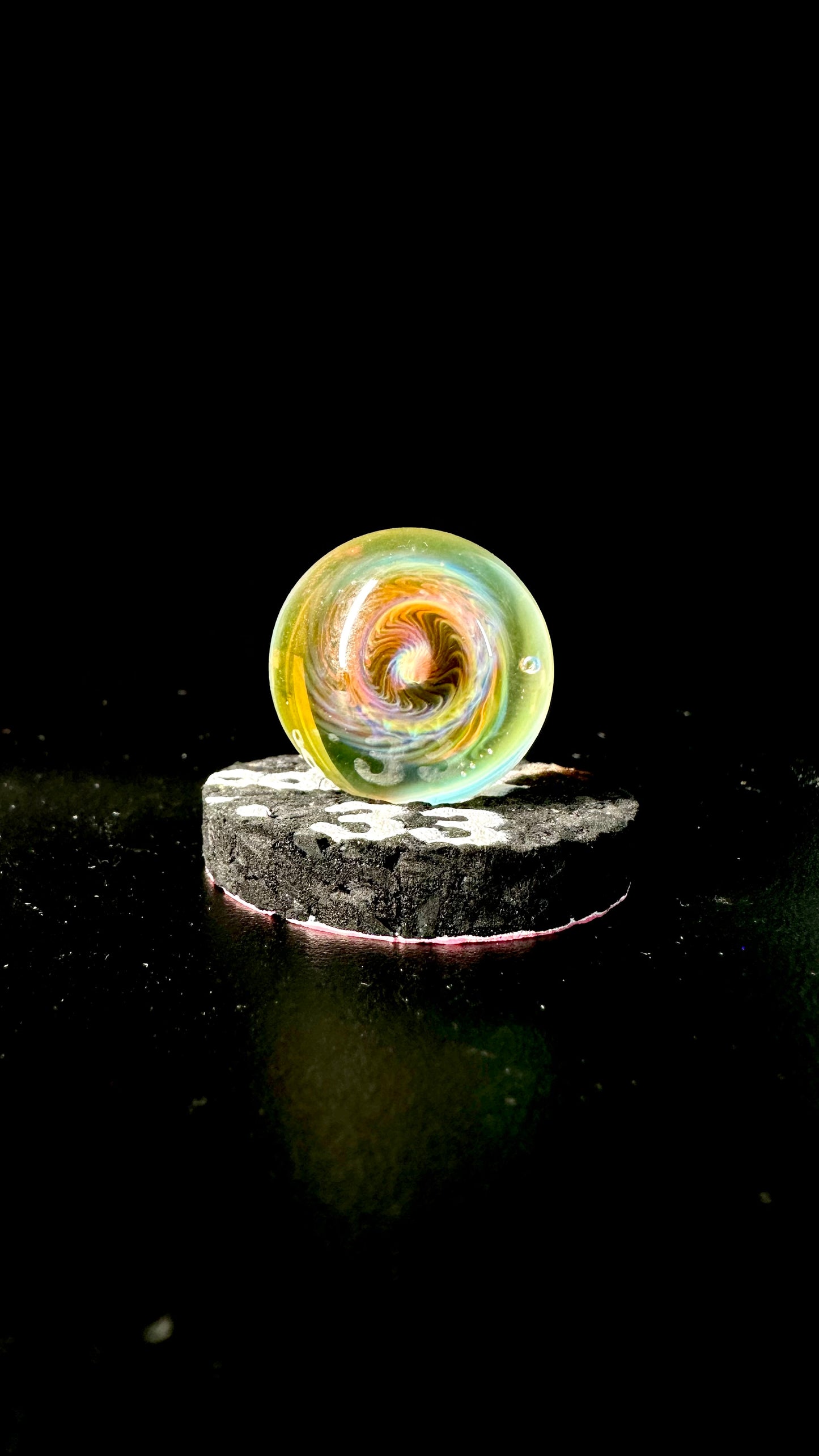 Encased Fumed Umbrella MIB (Marble In Boro)