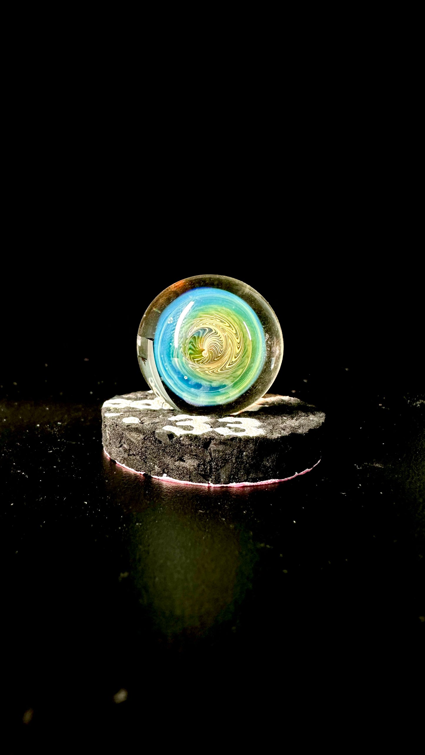 Encased Fumed Umbrella MIB (Marble In Boro)