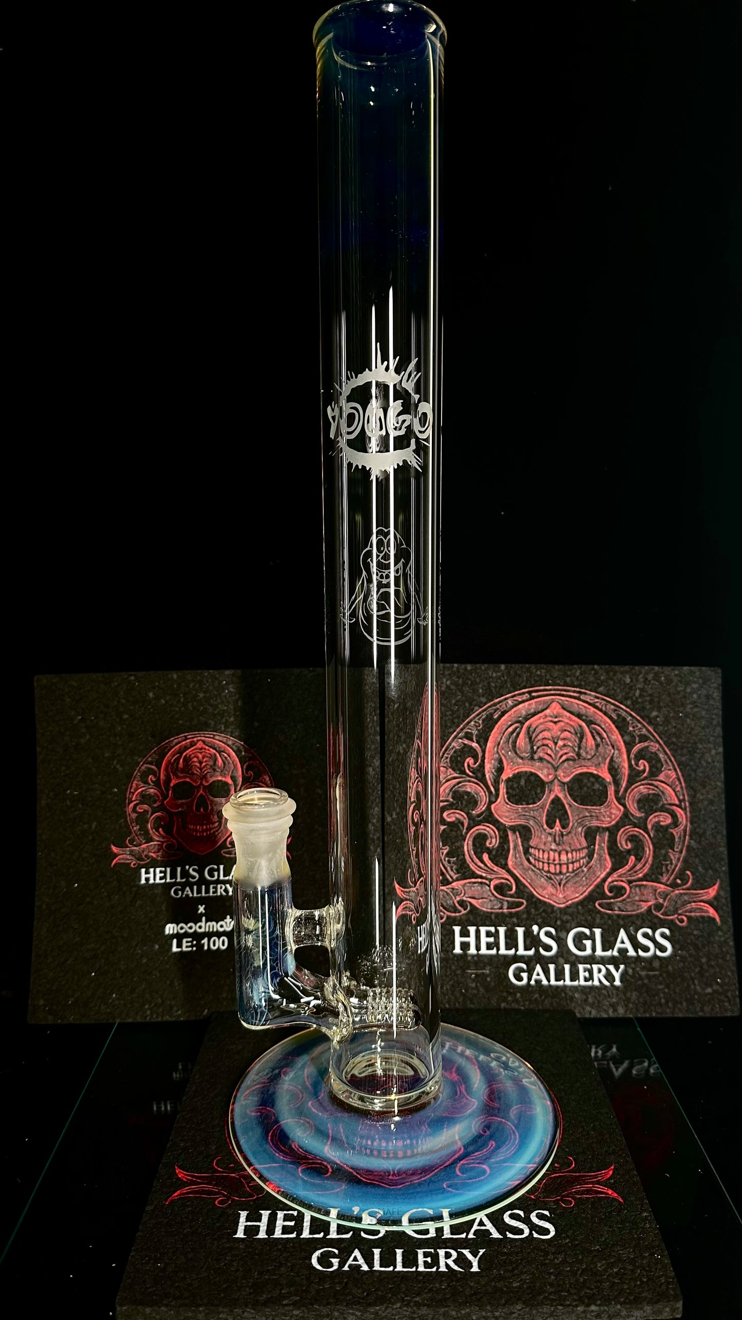 PA Nova 50MM Fumed Dual UV Stem W/ Sandblast Art