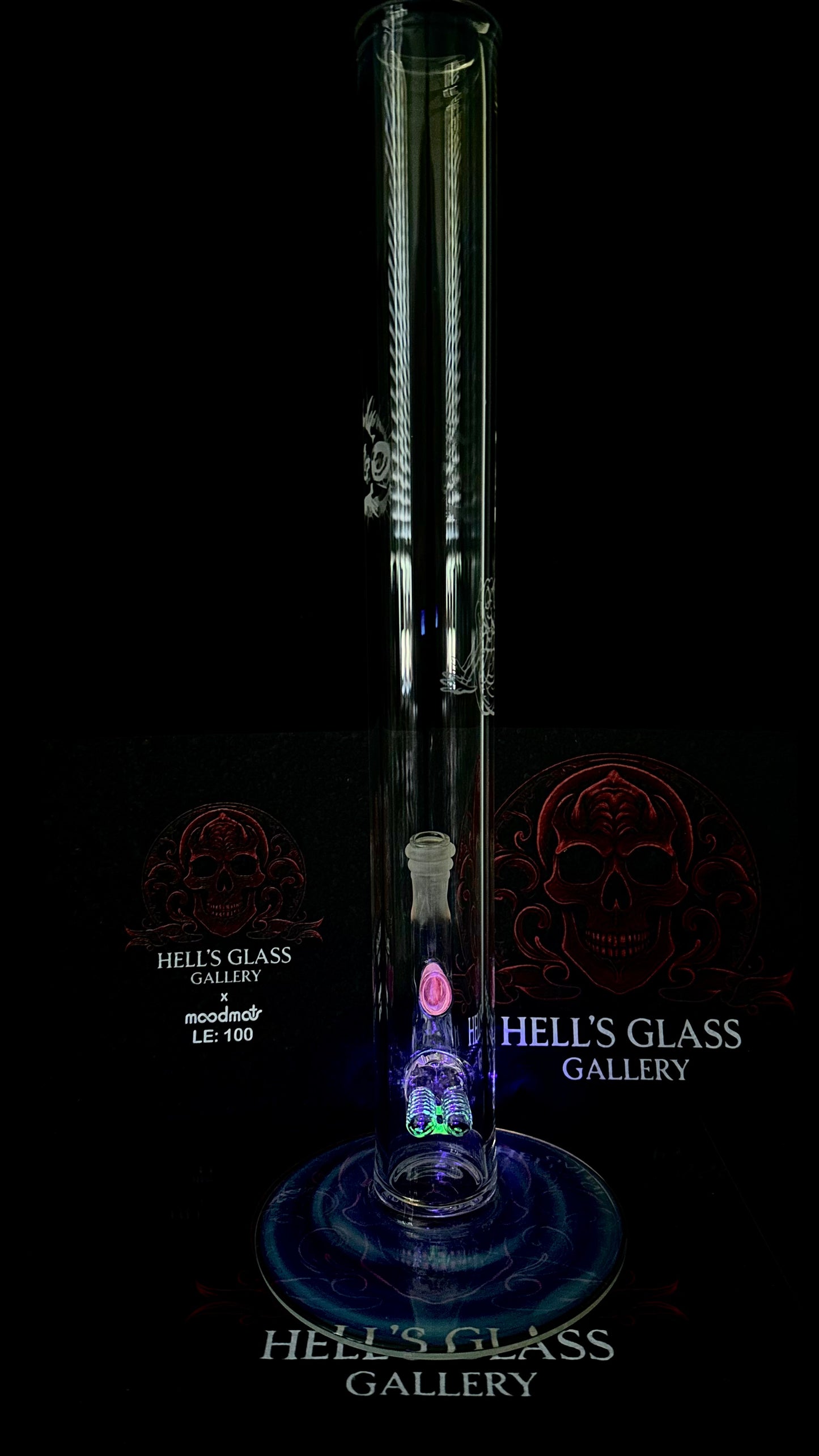 PA Nova 50MM Fumed Dual UV Stem W/ Sandblast Art