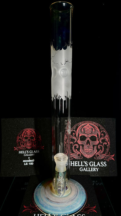 PA Irrid 50MM Fumed Dual UV Stem W/ Sandblast Art