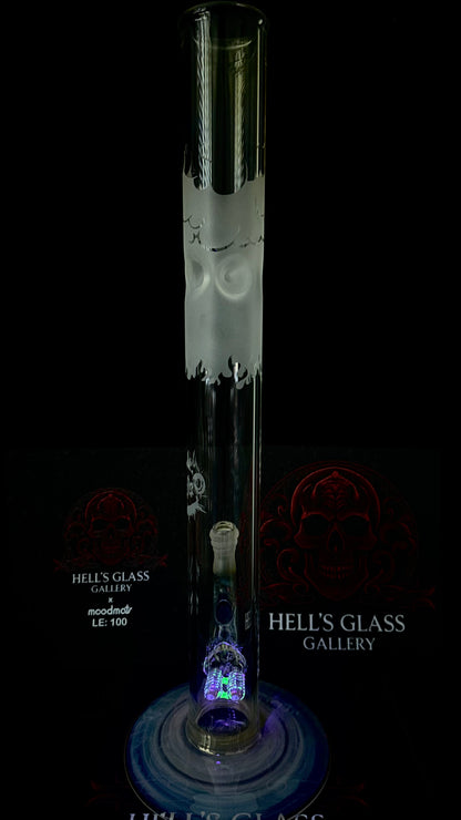 PA Irrid 50MM Fumed Dual UV Stem W/ Sandblast Art