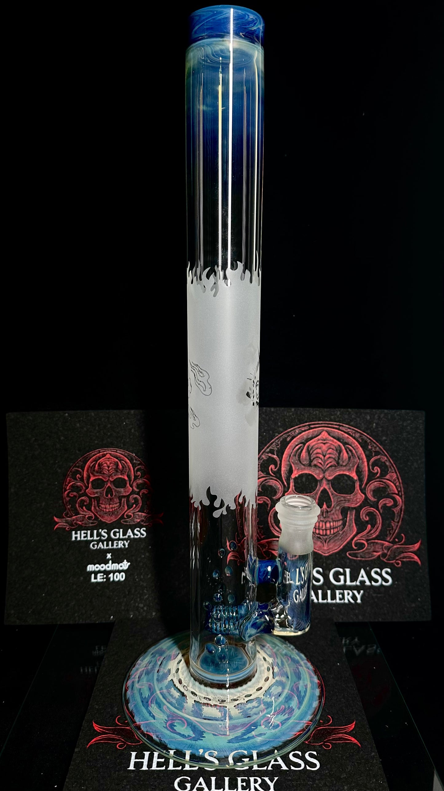 FA Irrid 50MM Fumed Dual UV Stem W/ Sandblast Art