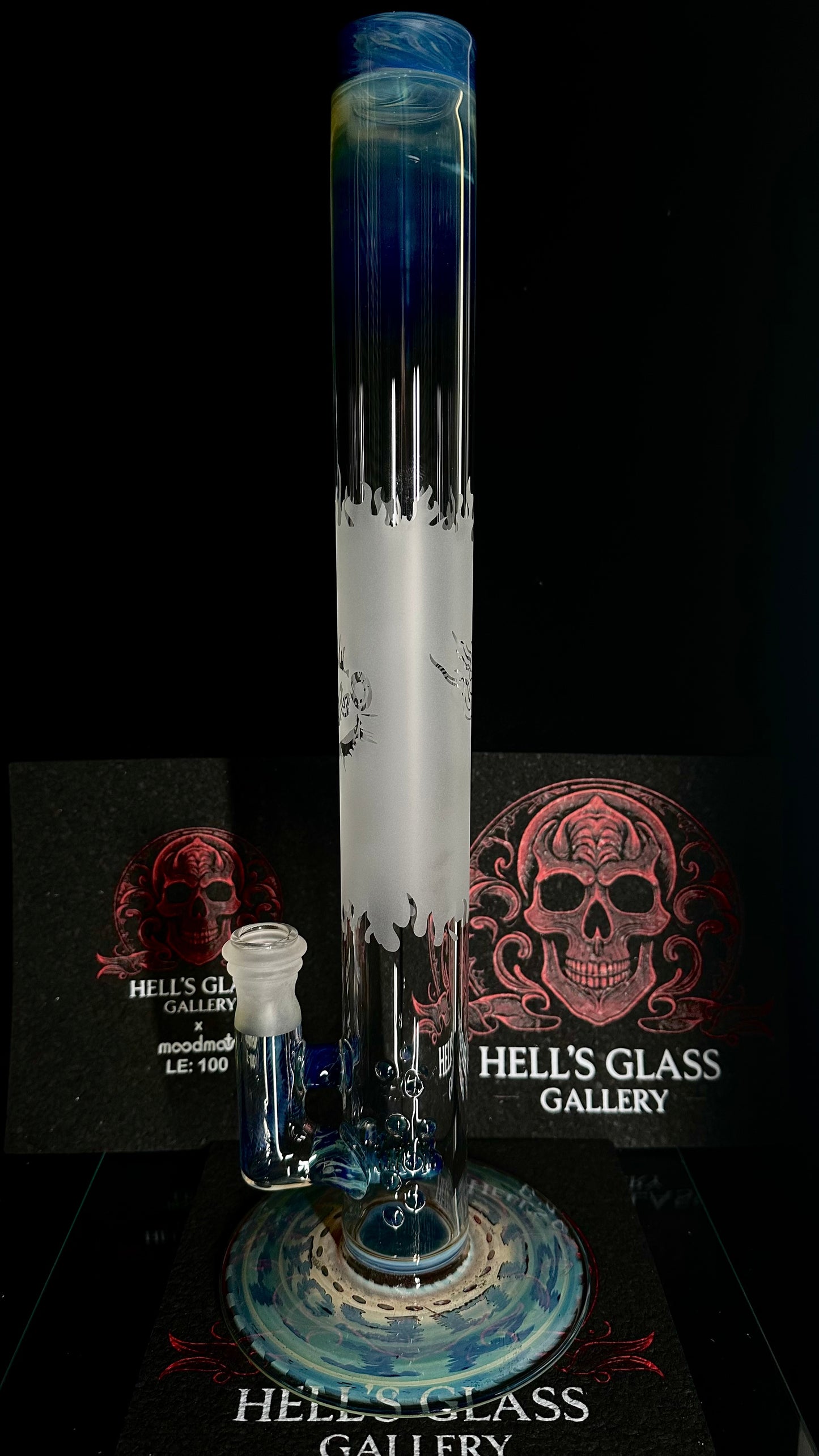 FA Irrid 50MM Fumed Dual UV Stem W/ Sandblast Art